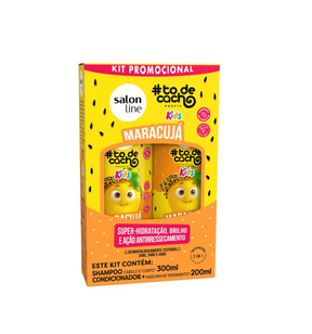 Kit Shampoo e Condicionador Maracujá #todecacho Kids