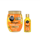 Kit Multy Creme de Tratamento + Óleo Reparador Condicionante Maracujá