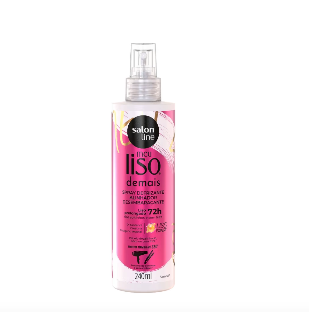 Meu Liso Demais Defrizante Spray Protetor Térmico 240ml