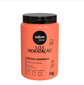 Máscara S.O.S Hidratação Café e Glicerina Salon Line 1kg