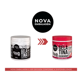 Kit Cronograma de Gelatinas #todecacho Hidratação, Nutrição e Fortalecimento