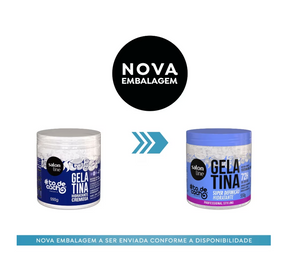 Kit Cronograma de Gelatinas #todecacho Hidratação, Nutrição e Fortalecimento